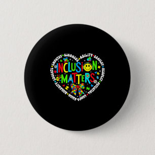 Inclusions-Sonderpädagogik-Lehrer Autismus Button
