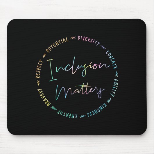 Inclusions-Sonderpädagogik-Lehrer Autismus Mousepad (Vorne)