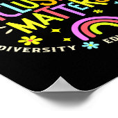 Inclusions-Sonderschullehrer Autismus Poster (Ecke)