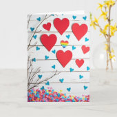 Inclusive Hearts Artful Love Card Karte (Gelbe Blume)