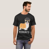 Incognito Corgi Dog T-Shirt (Vorne ganz)