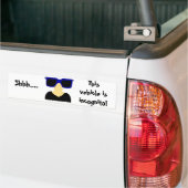 Incognito Mustache & Glasses Autoaufkleber (Auf Lkw)