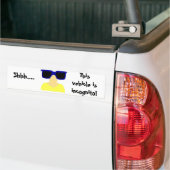 Incognito Mustache & Glasses Autoaufkleber (Auf Lkw)