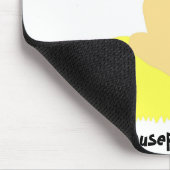 Incognito Mustache & Glasses Blonde Mousepad (Ecke)
