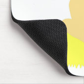 Incognito Mustache & Glasses Blonde Mousepad (Ecke)
