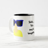 Incognito Mustache & Glasses Blonde Tasse (Vorderseite Links)