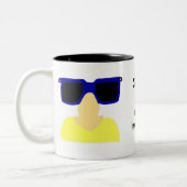 Incognito Mustache & Glasses Blonde Tasse (Links)