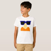 Incognito Mustache & Glasses Kids Basic T - Shirt (Vorne ganz)
