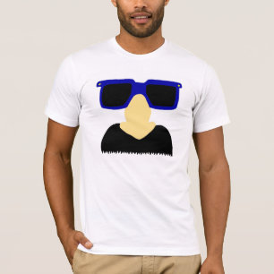 Incognito Mustache & Glasses Mens Crew Neck T-Shir T-Shirt