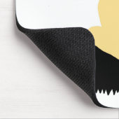 Incognito Mustache & Glasses Mousepad (Ecke)