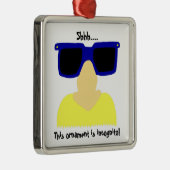 Incognito Mustache & Glasses Ornament (Rechts)