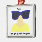 Incognito Mustache & Glasses Ornament (Links)