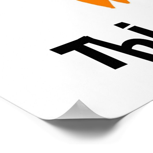 Incognito Mustache & Glasses Poster (Ecke)