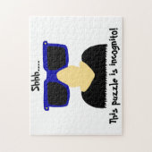 Incognito Mustache & Glasses Puzzle (Vertikal)