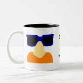 Incognito Mustache & Glasses Tasse (Links)