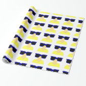 Incognito Mustache & Glasses Wrapping Paper Geschenkpapier (Ungerollt)