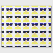 Incognito Mustache & Glasses Wrapping Paper Geschenkpapier (Flach)