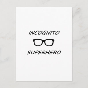 Incognito Superhero 01B Postkarte