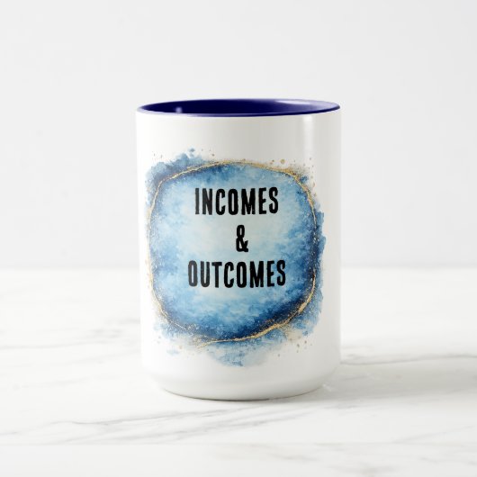 INCOMES & OUCTOMES MUG TASSE (Zentrum)