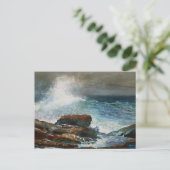 Incoming Tide Scarborough Maine By Winslow Homer Postkarte (Stehend Vorderseite)