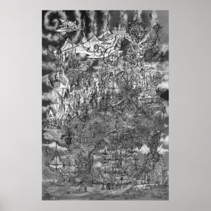 Incoprea v136 24" x 6" poster