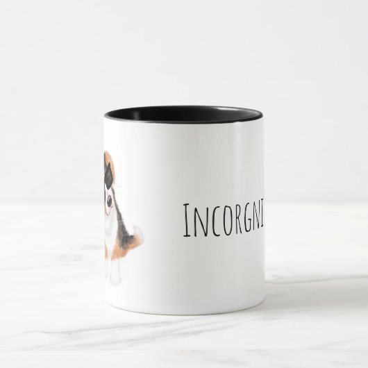 Incorgnito Corgi Welpe Tasse (Zentrum)