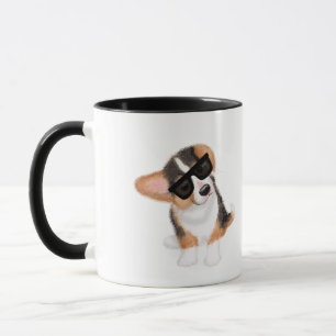 Incorgnito Corgi Welpe Tasse