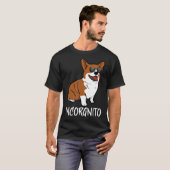 Incorgnito Corgi Welpe Tier Tee (Vorne ganz)