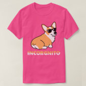 Incorgnito Dogcool Pembroke Welsh Corgi Sonnenbril T-Shirt (Design vorne)