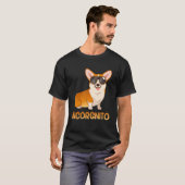 Incorgnito Funny Corgi Dog Lover T-Shirt (Vorne ganz)