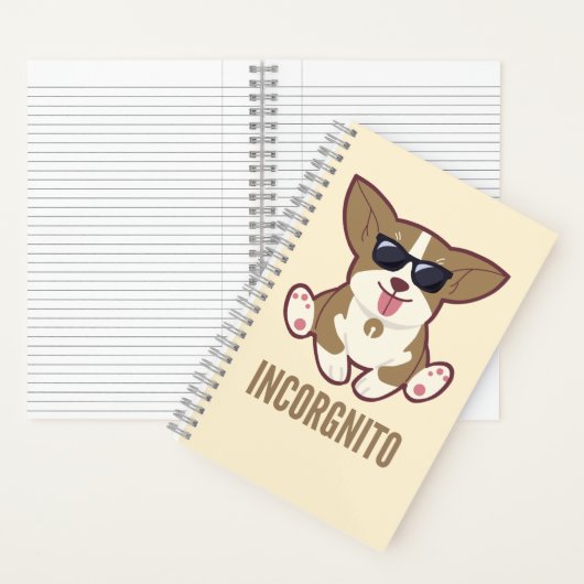 Incorgnito Funny Mops Dog Pet Pub Notizblock (Innen)
