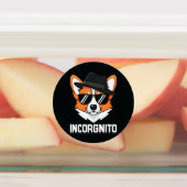 Incorgnito Stealthy Corgi in Shades Etiketten (Befestigt)