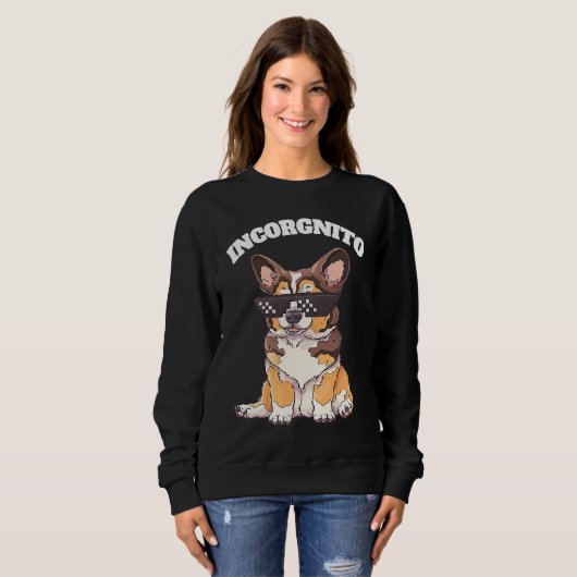 Incorgnito Welsh Corgi Owner Dog Sweatshirt (Vorne ganz)