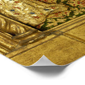 INCORONATION OF VIRGIN by Gentile Da Fabriano Poster (Ecke)