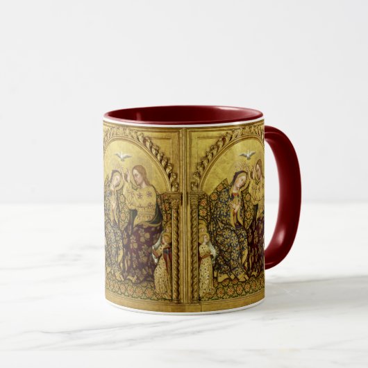 INCORONATION OF VIRGIN by Gentile Da Fabriano Tasse (VorderseiteRechts)