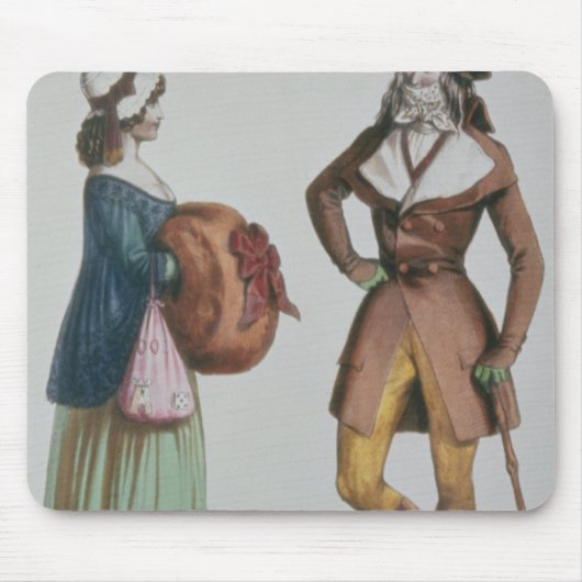 "Incroyable und Merveilleuse", c.1775 Mousepad (Vorne)