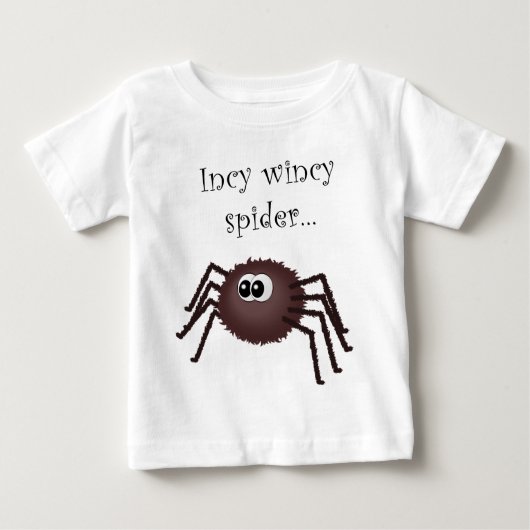 Incy wincy Spinnen-T - Shirt für Kleinkinder (Vorderseite)