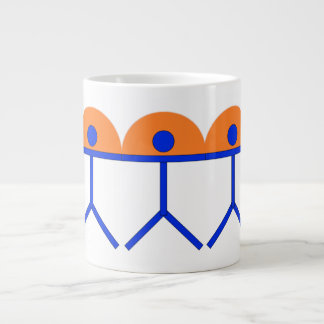 Indalo Man Blue und Orange Sun Jumbo-Tasse