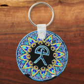 Indalo Man Cermaics, Almeria, Spanien Schlüsselanhänger (Vorderseite)