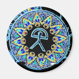 Indalo Mann Cermaics, Almeria, Spanien Magnet