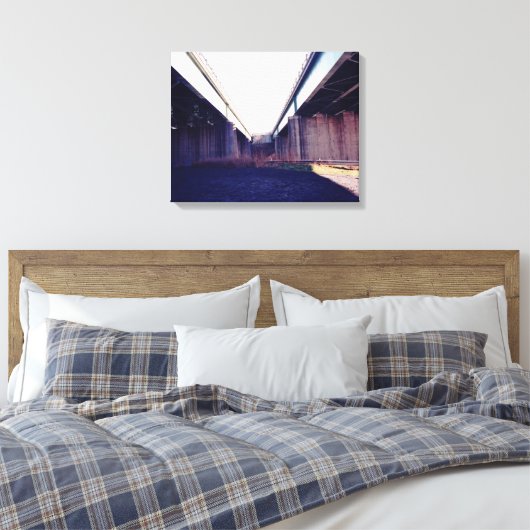 Indecision Bridge Leinwanddruck (Insitu (Schlafzimmer))