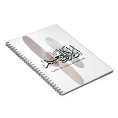 Indeed, the Virtuous Will Be in Bliss – Arabic Art Notizblock (Rechte Seite)