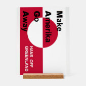 Independant Greenland Acrylschild (Vorderseite)