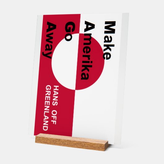 Independant Greenland Acrylschild (Winkel)