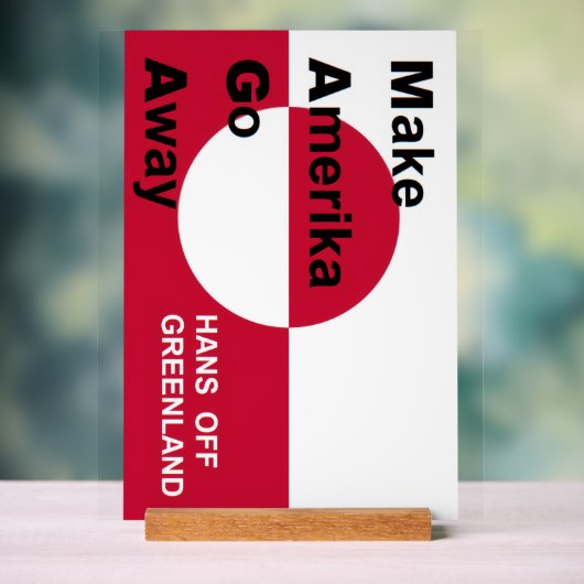 Independant Greenland Acrylschild (Neutral)