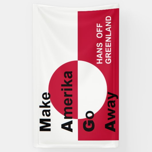 Independant Greenland Banner (Vertikal)