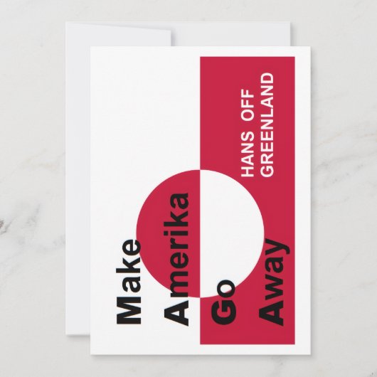 Independant Greenland Feiertagskarte (Vorderseite)