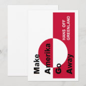 Independant Greenland Feiertagskarte (Vorne/Hinten)