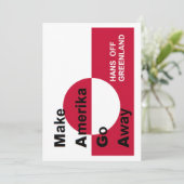 Independant Greenland Feiertagskarte (Stehend Vorderseite)