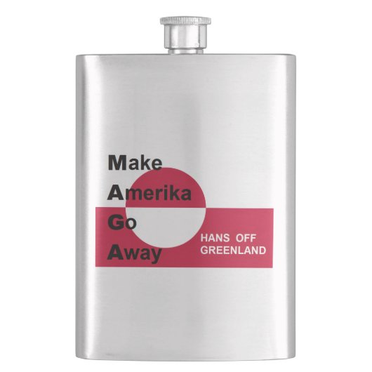 Independant Greenland Flachmann (Vorderseite)